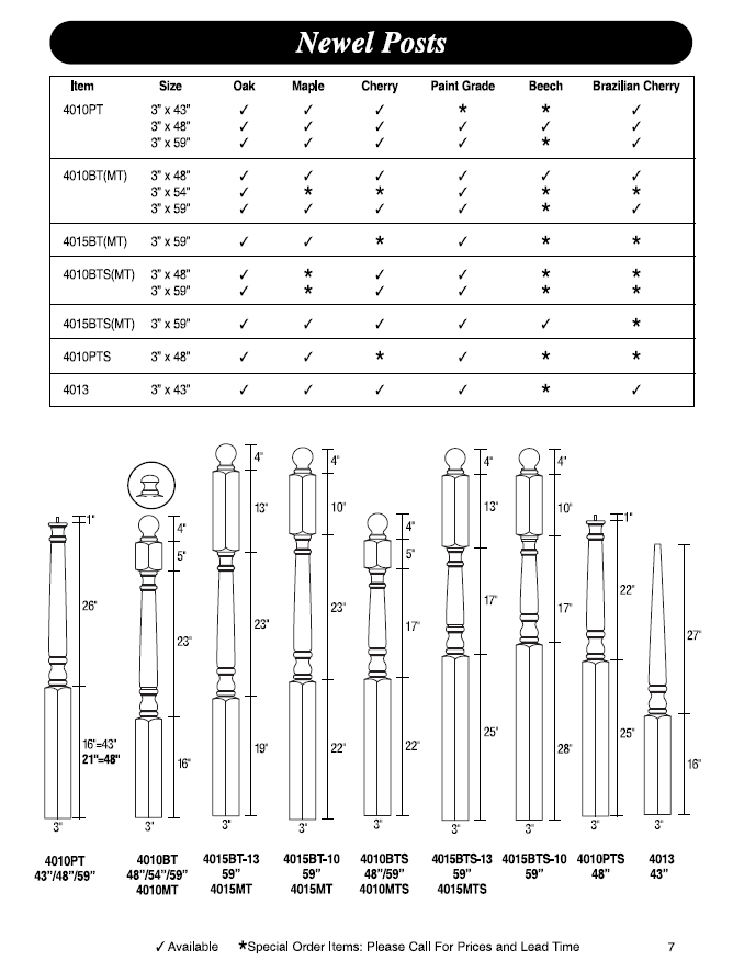 newel posts page 7